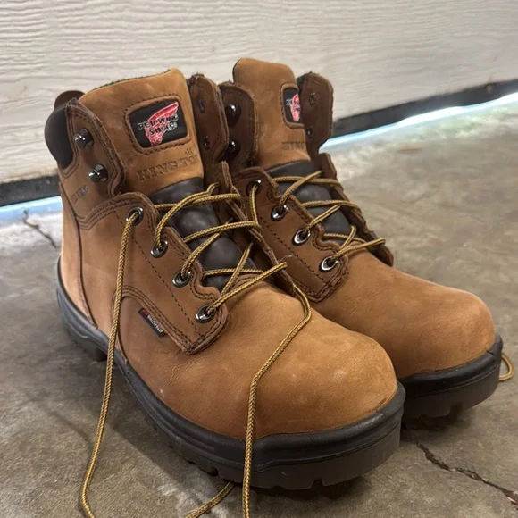 Red Wing Work Boot 2240 Men\'s Brown NEW Waterproof EN NonMetallic Toe Red Wing 2240 6-Inch Waterproof Safety Toe (Men main image 4